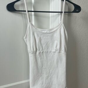 *SOLD* Brandy Melville White Tank with Back Tie Detail